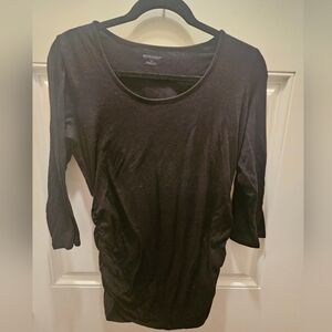 Motherhood Maternity Black Women's Top Small
